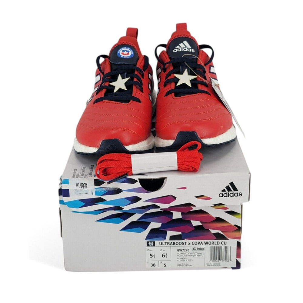 Adidas Ultraboost Copa Chile GW7270 M 5.5 W 6.5 Red Fútbol Soccer‎ Shoes New